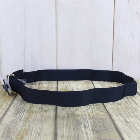 NWT American Living Blue Nylon Fabric Belt with Embroidered Eagle Flag Size L/XL - Picture 8 of 9